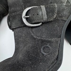 EUC Born "Natasha" Distressed Suede Knee-High Boots | Cushioned | Size 6.5M